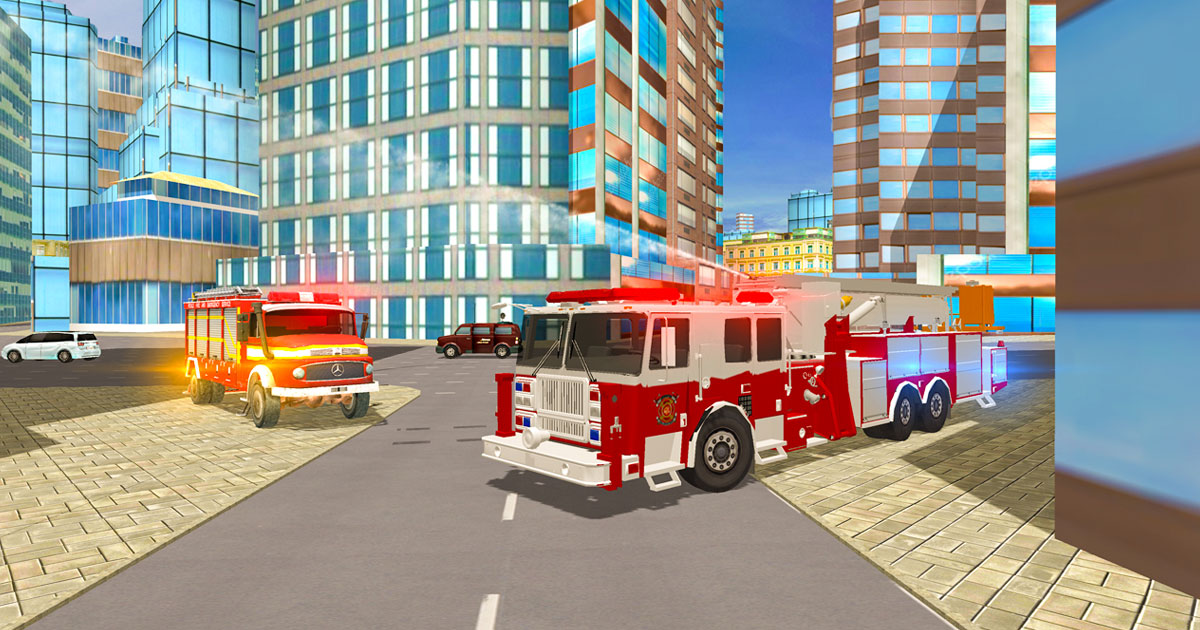 Image Fire City Truck Rescue Driving Simulator